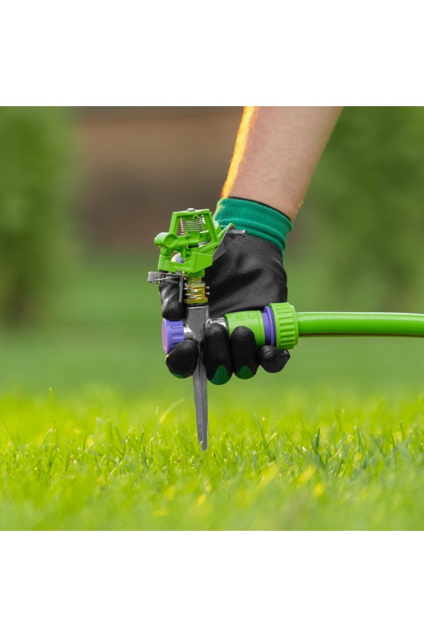 Разбрызгиватель латунный, импульсный, с регулировкой угла горизонт распыления до 26 м Palisad