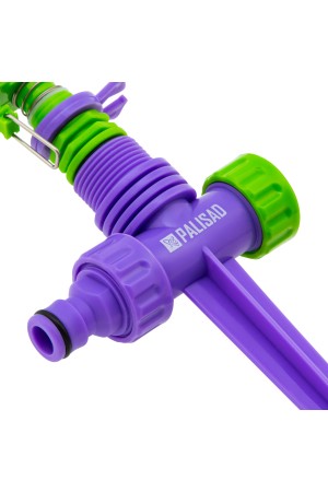 Разбрызгиватель, АБС-пластик, импульсный, с регулировкой угла горизонт распыления до 26 м Palisad