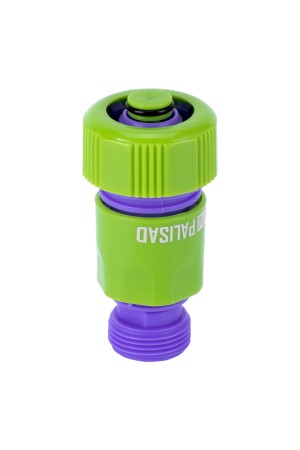 Соединитель-адаптер пластмассовый, 3/4, внешняя резьба, соединитель шланга 3/4 Palisad