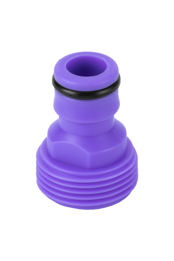 Соединитель-адаптер пластмассовый, 3/4, внешняя резьба, соединитель шланга 3/4 Palisad