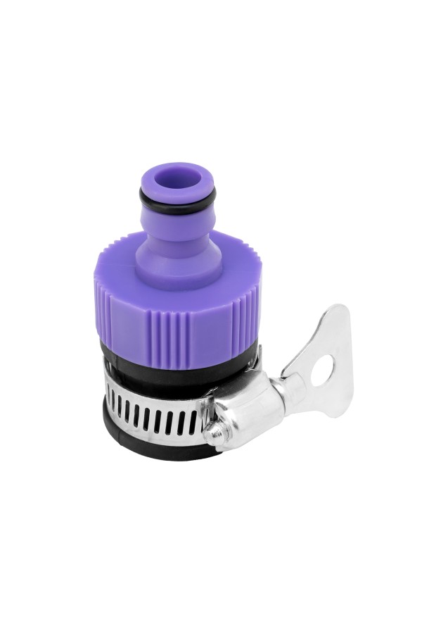 Адаптер пластмассовый, 3/4 с внешним хомутом Palisad