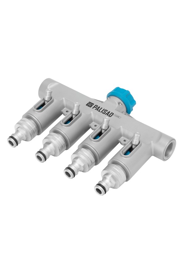 Разветвитель четырёхканальный, с внутренней резьбой 3/4