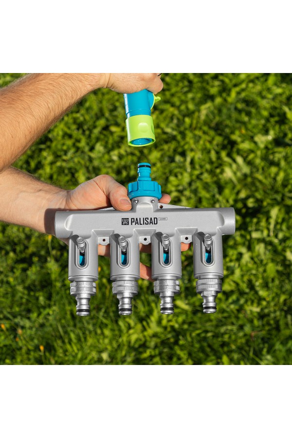 Разветвитель четырёхканальный, с внутренней резьбой 3/4