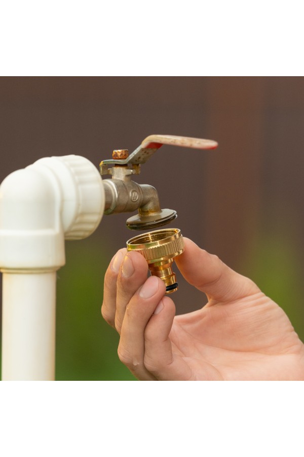 Адаптер латунный, 3/4-1, внутренняя резьба, с переходником Palisad