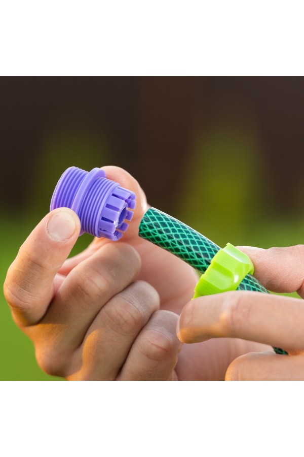 Соединитель пластмассовый, для шланга 1/2, с внешней резьбой 3/4 Palisad