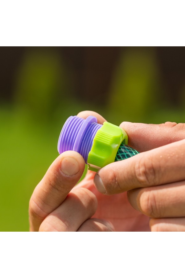 Соединитель пластмассовый, для шланга 1/2, с внешней резьбой 3/4 Palisad