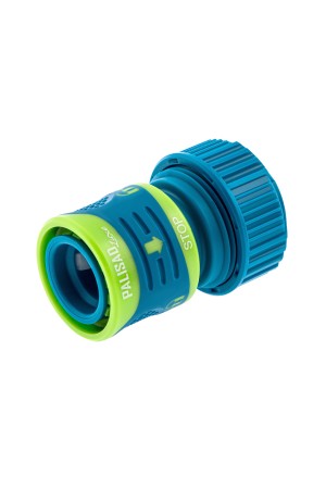 Соединитель для шланга 3/4, аквастоп, двухкомпонентный Palisad Luxe