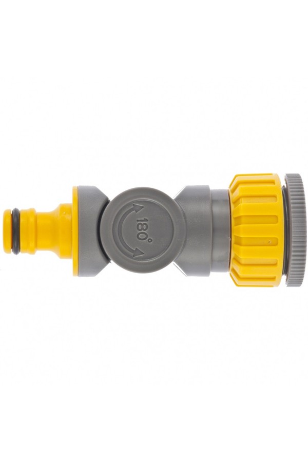 Соединитель штуцерный с внутренней резьбой 1/2-3/4, с шарниром Palisad Luxe