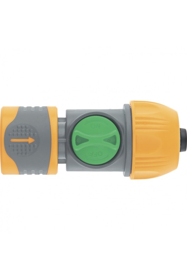 Соединитель быстросъемный унив. 1/2-3/4 с переключателем Palisad Luxe