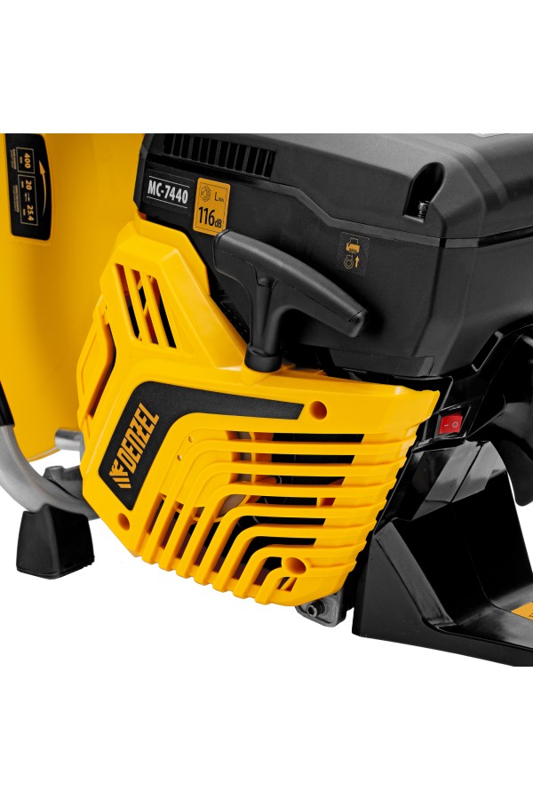 Бензорез МС-7440, 74 см3, диаметр диска 400 мм DENZEL