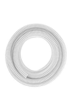 Шланг спиральный, армированный, малонапорный, D 25 мм, 3 атм, 15 м Сибртех