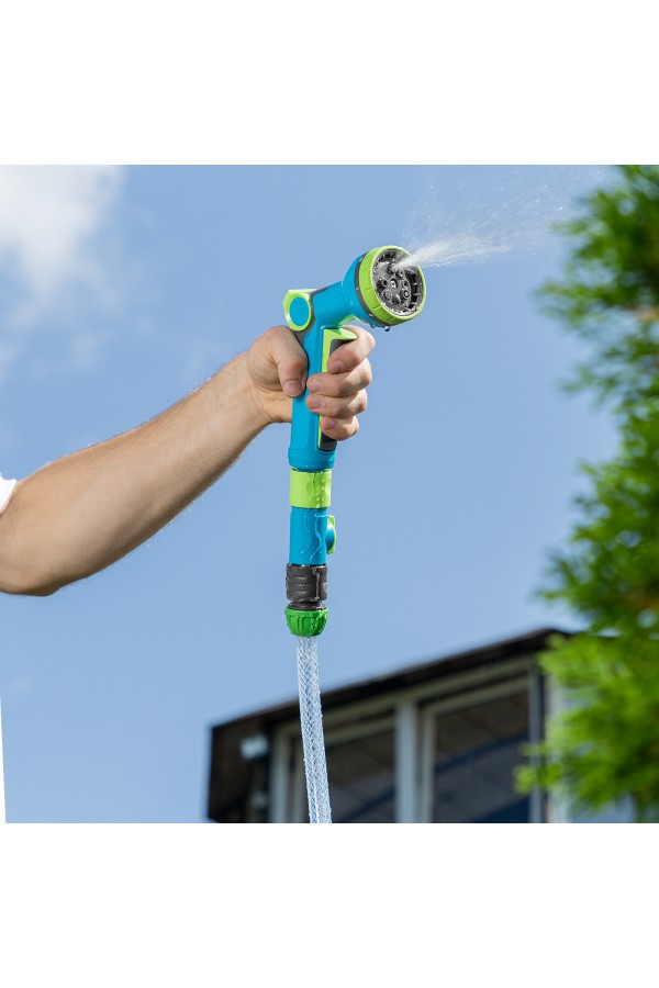 Шланг поливочный прозрачный армированный 3-х слойный, 1/2