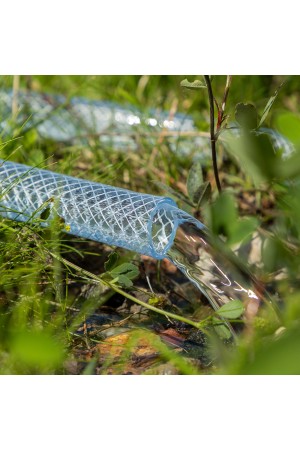 Шланг поливочный прозрачный армированный 3-х слойный, 1/2