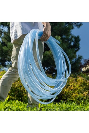 Шланг поливочный прозрачный армированный 3-х слойный, 1/2