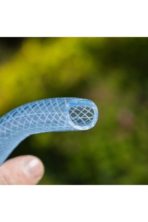 Шланг поливочный прозрачный армированный 3-х слойный, 1/2