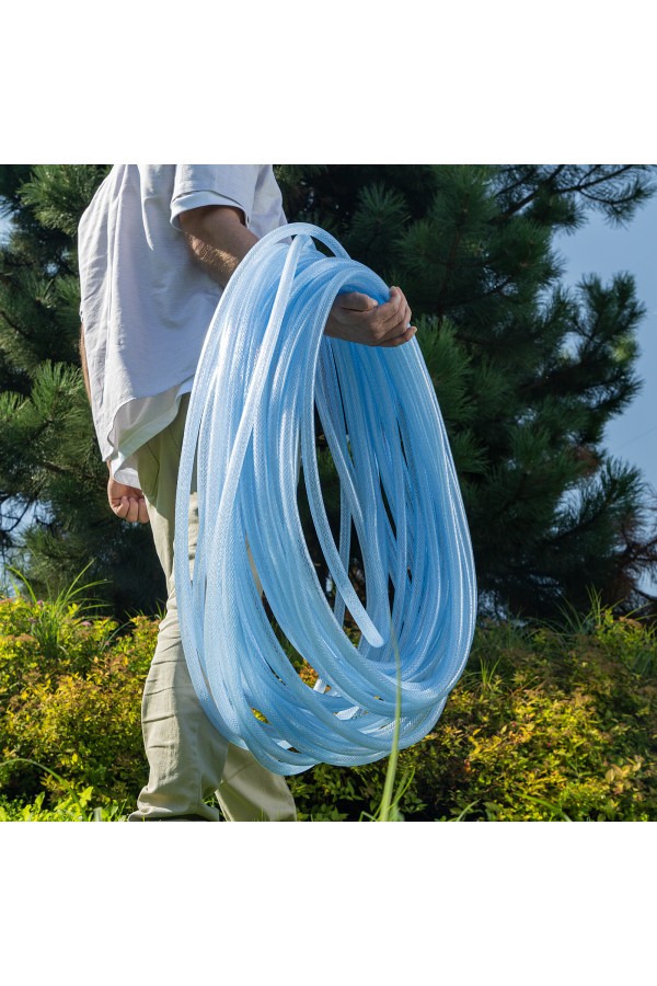 Шланг поливочный прозрачный армированный 3-х слойный, 1/2