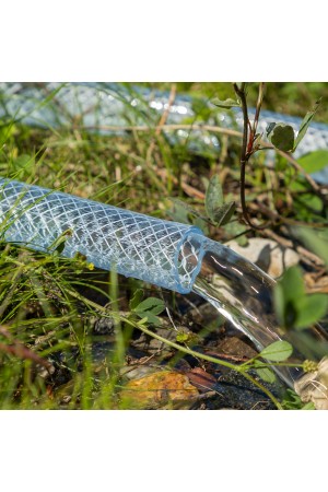 Шланг поливочный прозрачный армированный 3-х слойный, 3/4