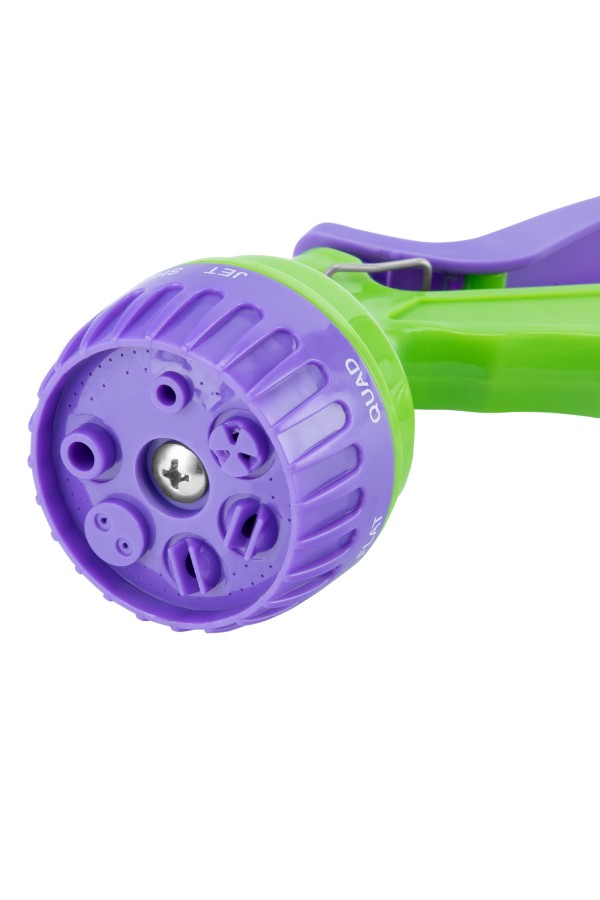 Шланг спиральный, 7.5 м х 10 мм, пластмассовая фурнитура, адаптер 1/2-3/4, разбрызгиватель Palisad