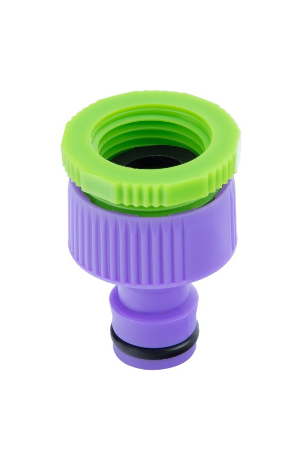 Шланг спиральный, 7.5 м х 10 мм, пластмассовая фурнитура, адаптер 1/2-3/4, разбрызгиватель Palisad