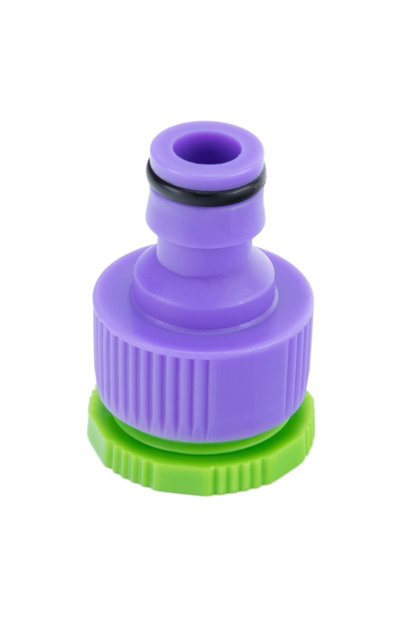 Шланг спиральный, 7.5 м х 10 мм, пластмассовая фурнитура, адаптер 1/2-3/4, разбрызгиватель Palisad