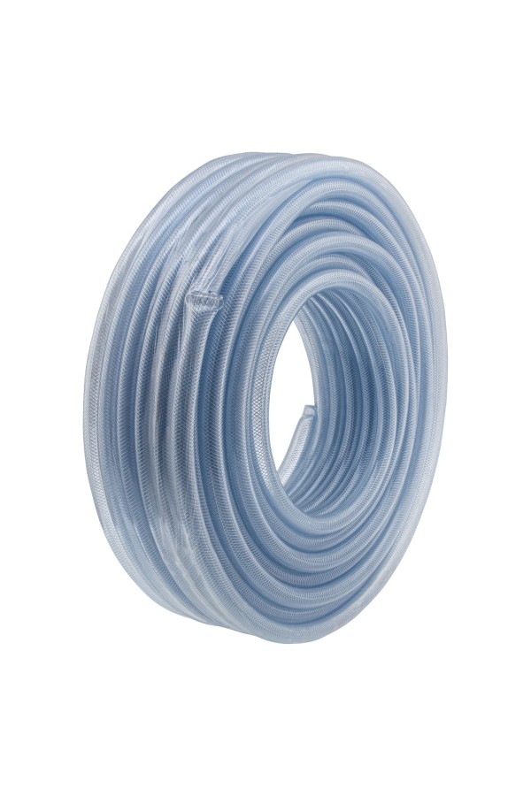 Шланг поливочный прозрачный армированный 3-х слойный, 3/4