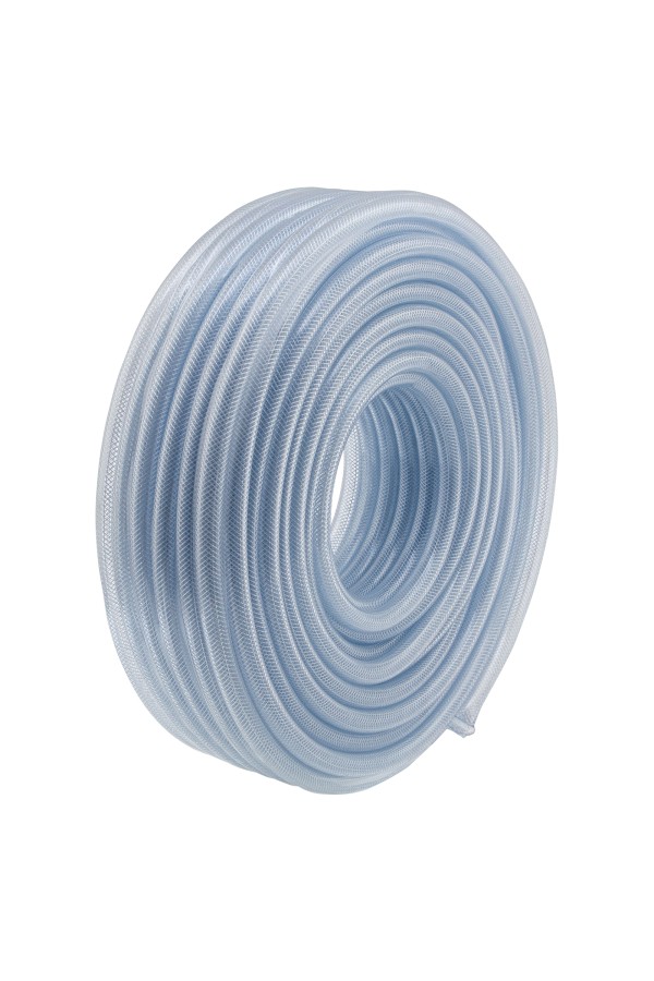 Шланг поливочный прозрачный армированный 3-х слойный, 1/2