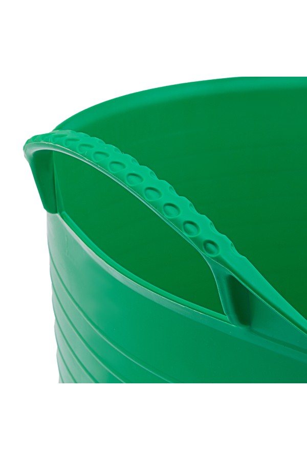 Ведро гибкое сверхпрочное, 40 л, зеленое, Сибртех