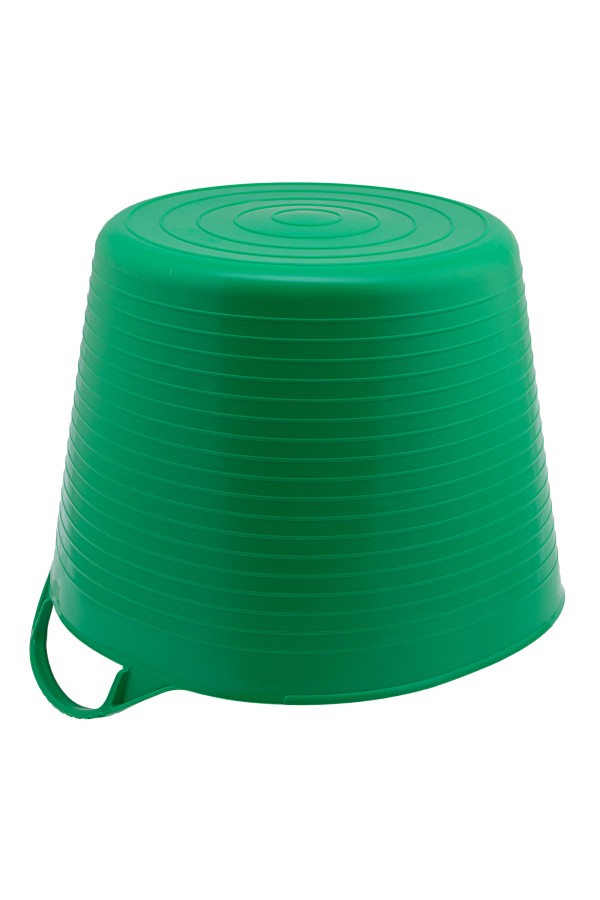 Ведро гибкое сверхпрочное, 40 л, зеленое, Сибртех