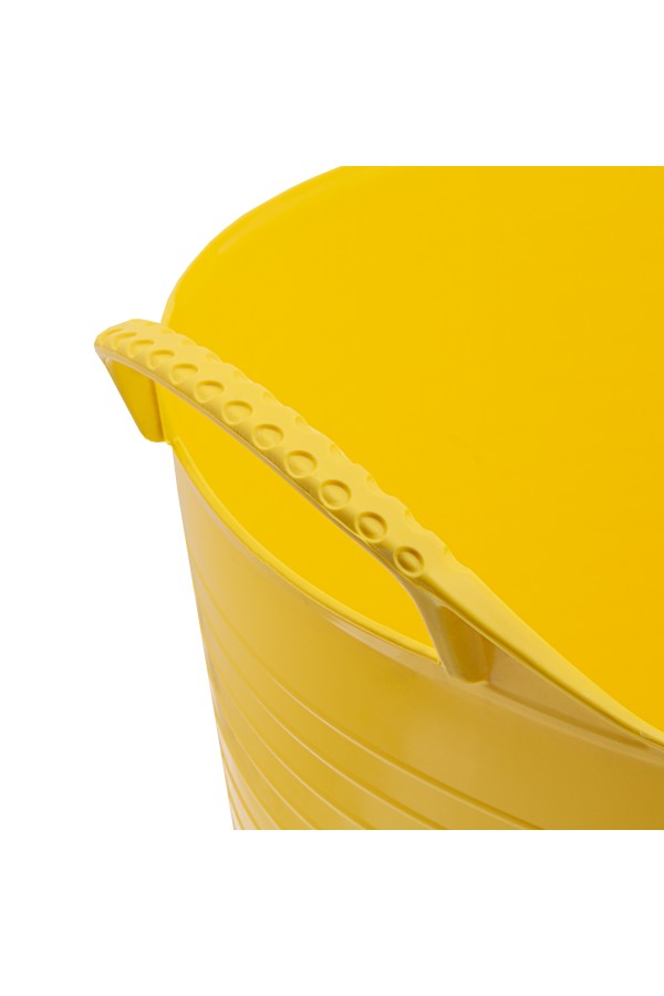 Ведро гибкое сверхпрочное, 40 л, желтое, Сибртех