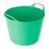 Ведро гибкое сверхпрочное, 28 л, зеленое, Россия, Сибртех