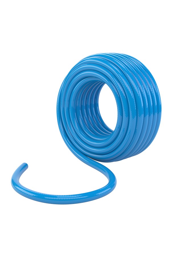 Шланг поливочный армированный, 3-х слойный, ПВХ, 3/4", 50 м, "Родничок" Сибртех