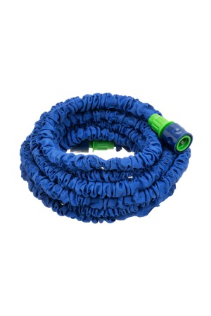 Набор поливочный, растягивающийся шланг 15 м, 7 режимов пистолет, соединитель, адаптер Сибртех