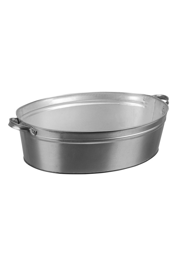 Таз оцинкованный овальный 23 литров