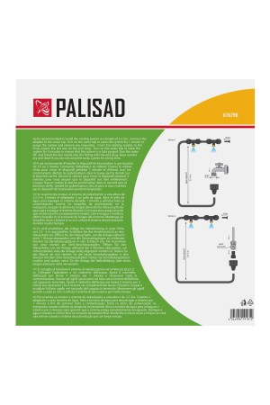 Система туманообразования, полиэтиленовый шланг, длина 15 м, форсунки 15 шт Palisad