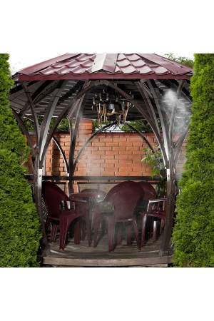 Система туманообразования, полиэтиленовый шланг, длина 15 м, форсунки 15 шт Palisad