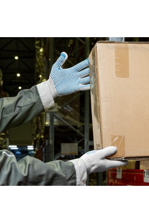 Перчатки х/б, ПВХ покрытие, 