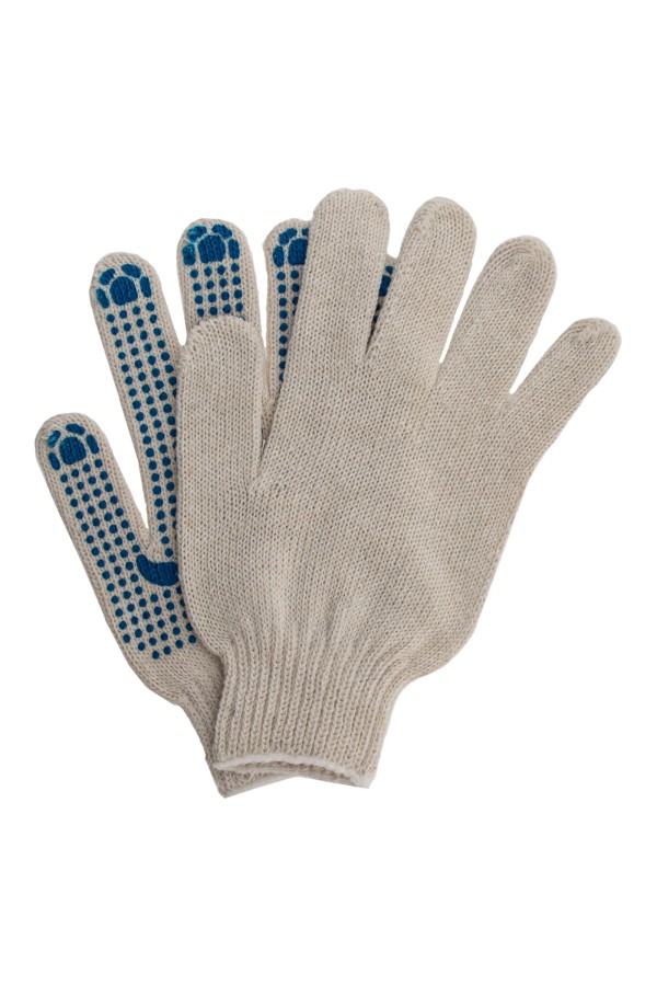 Перчатки х/б, ПВХ покрытие, 