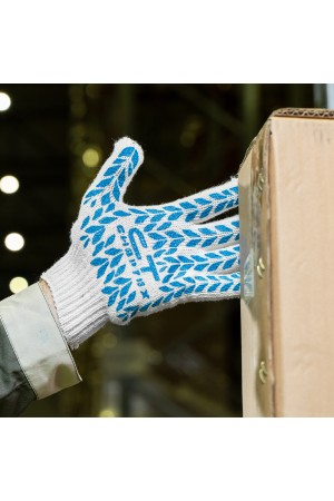 Перчатки х/б, ПВХ покрытие, 