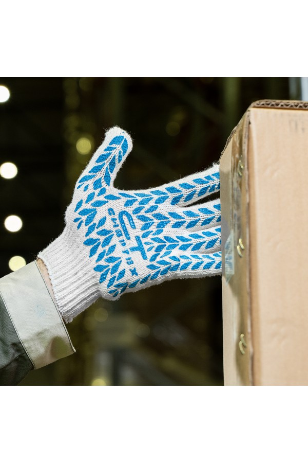 Перчатки х/б, ПВХ покрытие, 