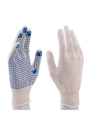 Перчатки х/б, ПВХ покрытие, 