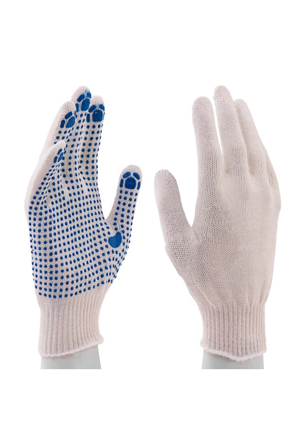 Перчатки х/б, ПВХ покрытие, 