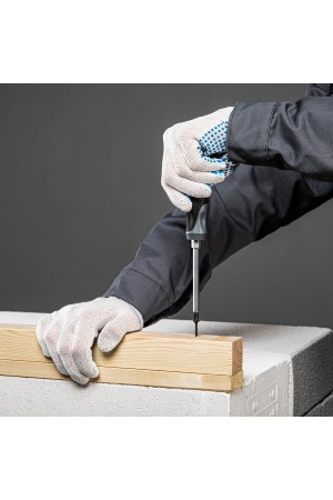 Перчатки х/б, ПВХ покрытие, 