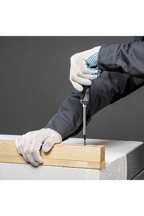 Перчатки х/б, ПВХ покрытие, 