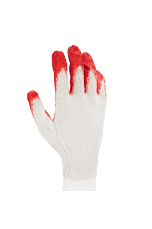 Перчатки х/б, латексный облив, 13 класс, 36 гр Россия