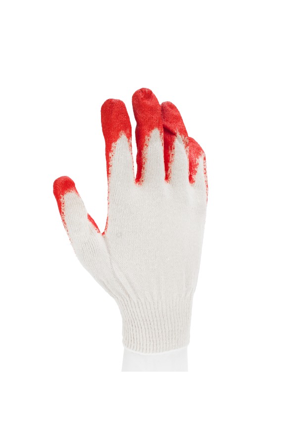 Перчатки х/б, латексный облив, 13 класс, 36 гр