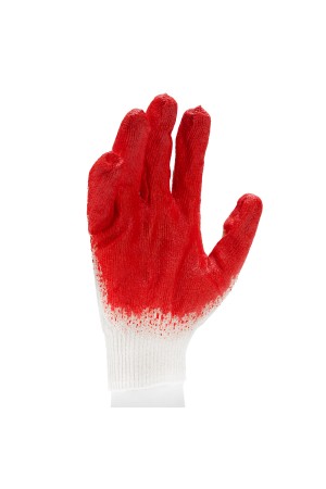 Перчатки х/б, латексный облив, 13 класс, 36 гр Россия