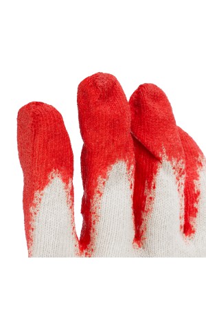 Перчатки х/б, латексный облив, 13 класс, 36 гр Россия