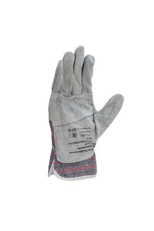 Перчатки спилковые комбинированные, Россия