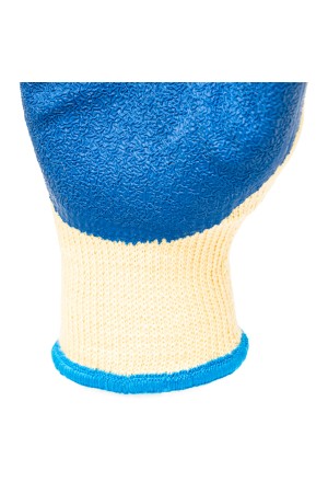 Перчатки трикотажные, полиэфирные, латексное рельефное покрытие, размер 8// Сибртех