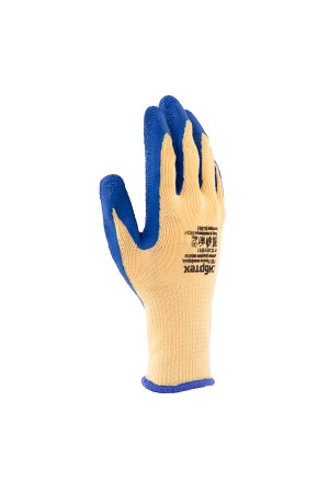 Перчатки трикотажные, полиэфирные, латексное рельефное покрытие, размер 9// Сибртех